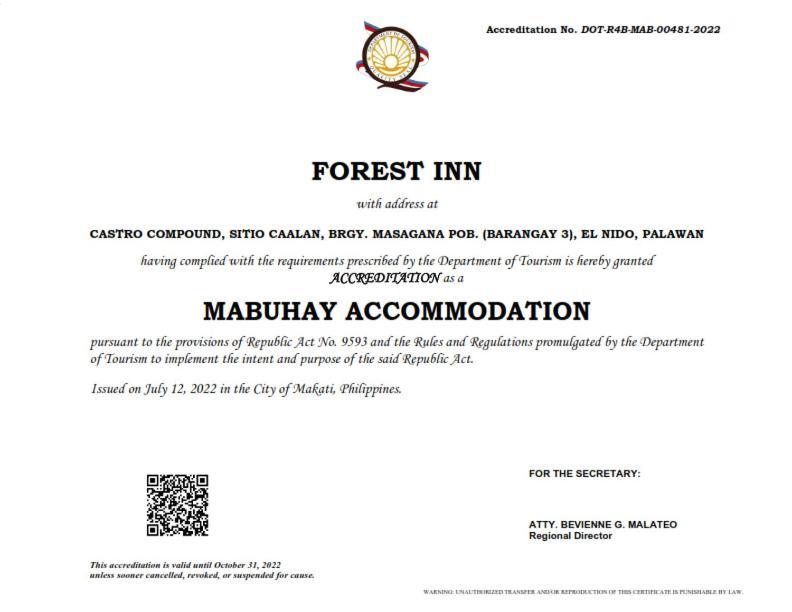 Forest Inn El Nido Exteriör bild